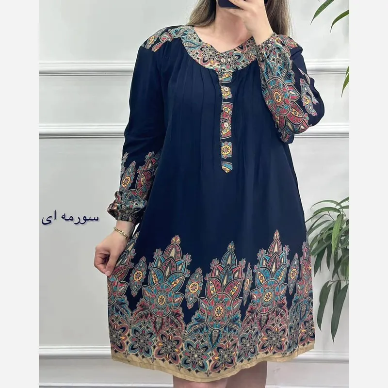 تونیک سوپرنخ اندونزی وارداتی سایز بزرگ مناسب سایز 40 تا 50