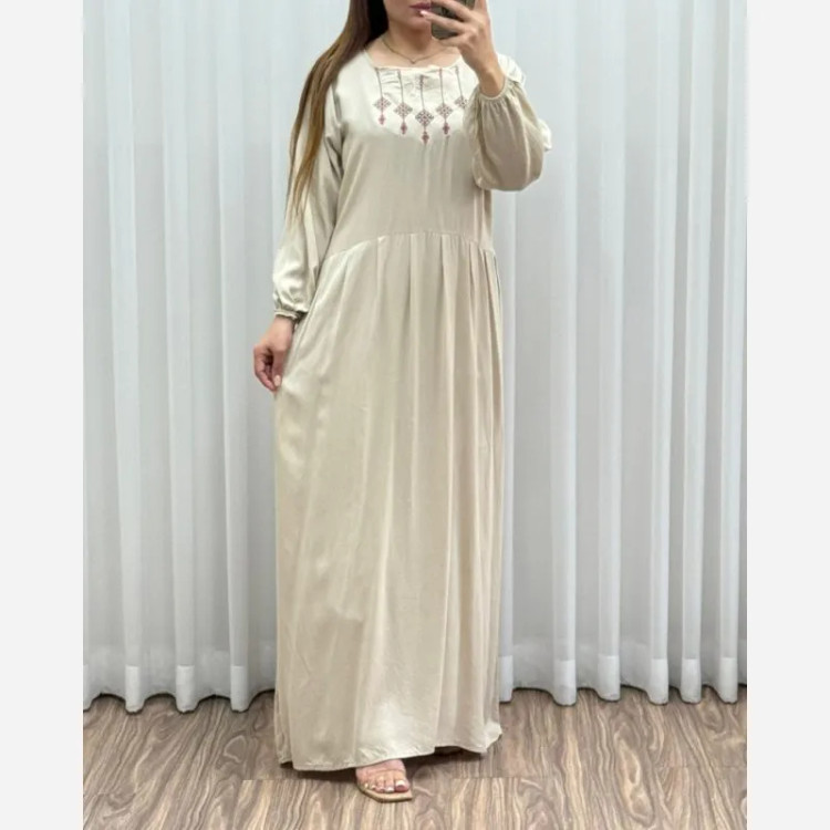 ساحلی نخی گلدوزی شده آی تکین فری سایز U7526