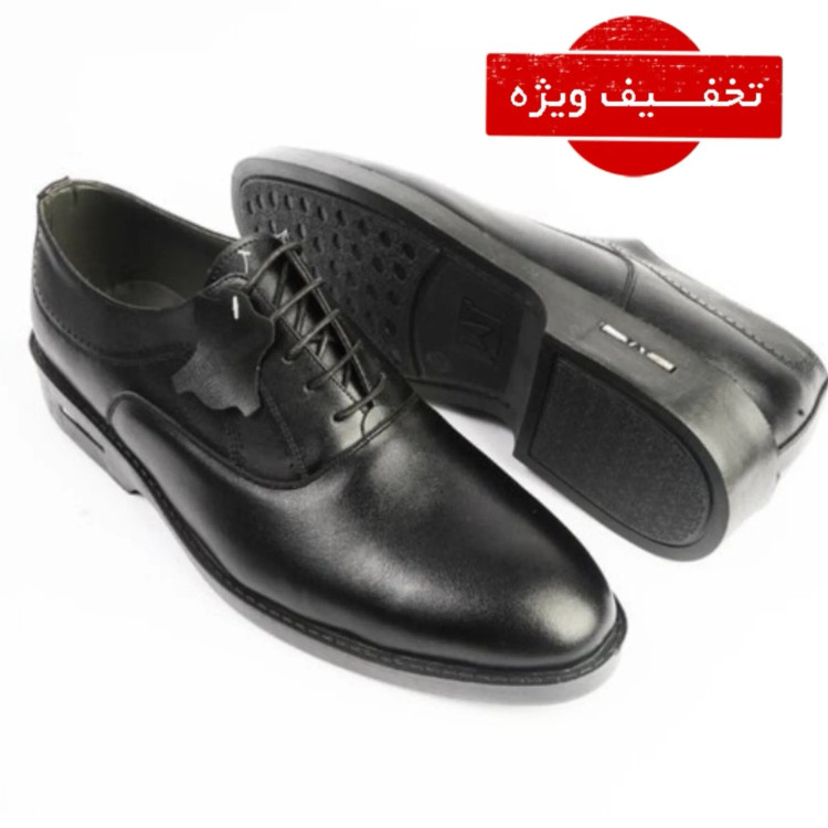 کفش اسپرت مردانه چرم صنعتی بیاله مناسب مجلسی اداری و رسمی