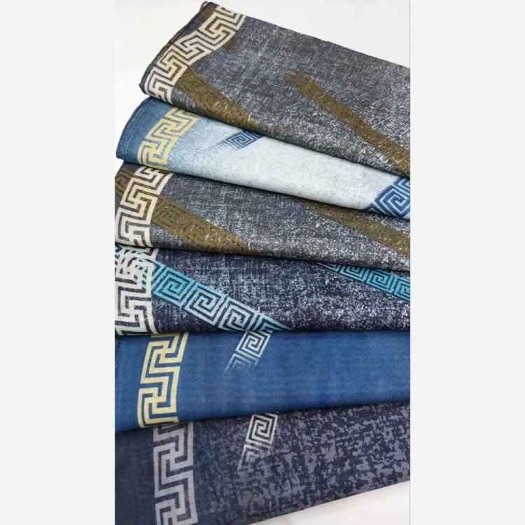 فروش عمده روسری نخی قواره یک متری دوردوخت بسته 200 عددی
