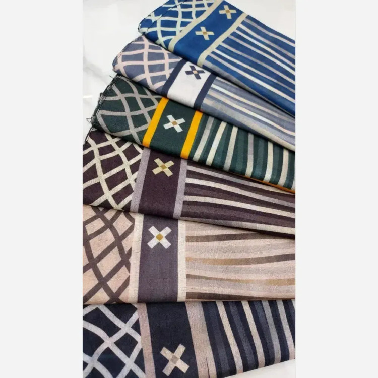 فروش عمده روسری نخی قواره یک متری دوردوخت بسته 200 عددی