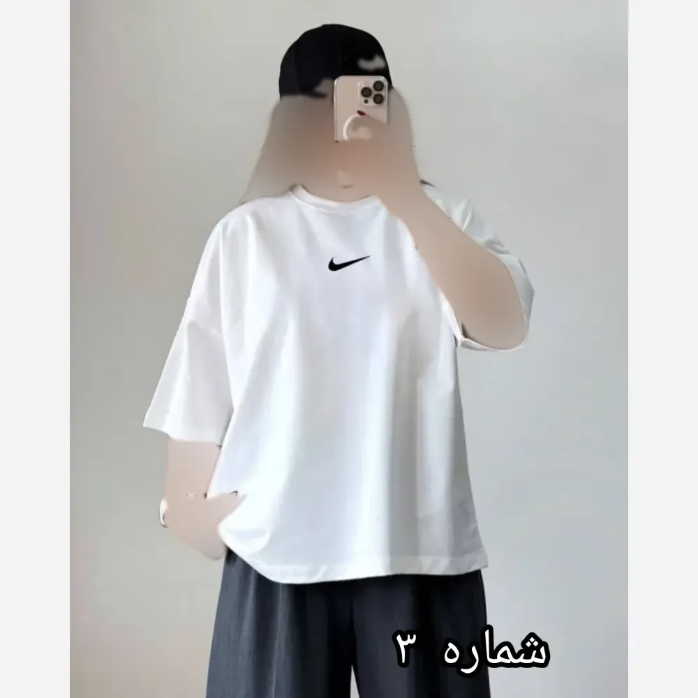 تیشرت باکسی لش زنانه سوپر پنبه قواره دار