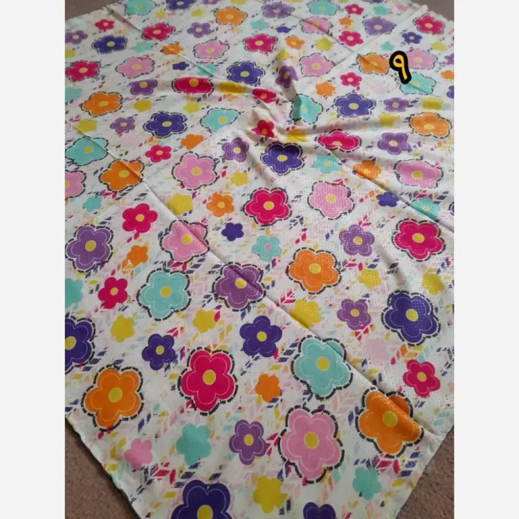 روسری سوپرنخ دخترانه فانتزی دست دوز قواره 100