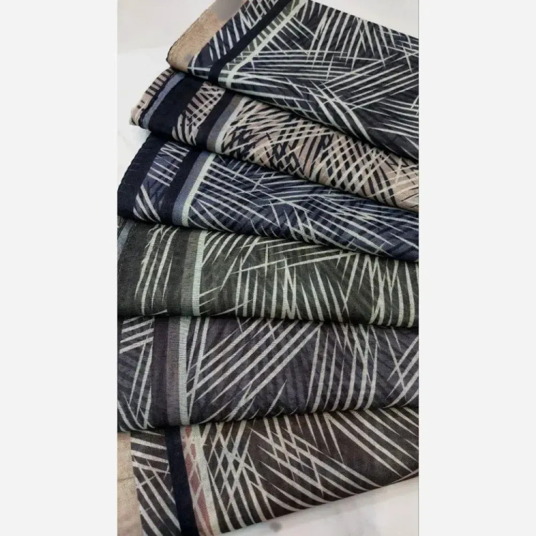 بسته 100 عددی روسری نخی قواره یک متری دوردوخت با ایستایی عالی