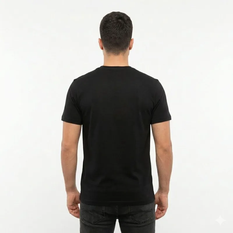 تیشرت آستین کوتاه مردانه یقه گرد پنبه سوپر طرح ساده کد 8755