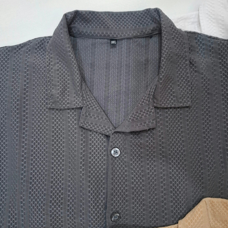 ست پیراهن و شلوارک مردانه پارچه مراکشی گرم بالا سایز L تا 3XL