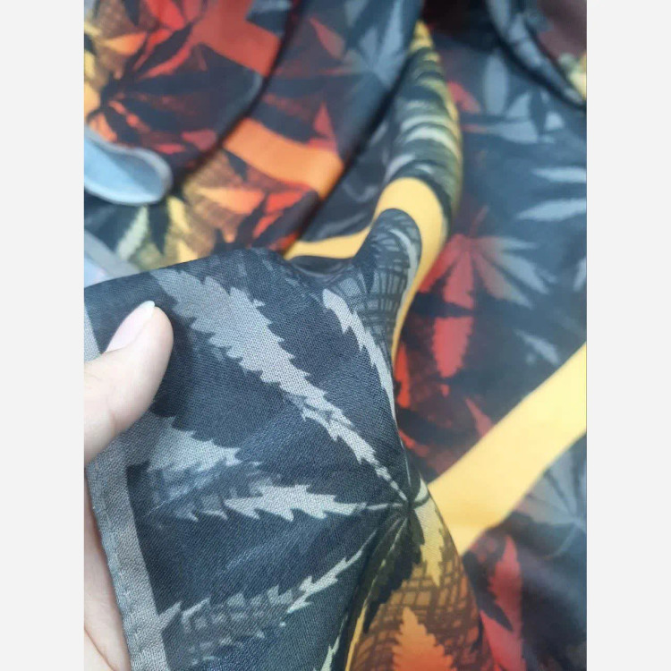 روسری نخ کاستوم طرح گلمهر قواره 140 سانتی متر چرخ دوز مزونی