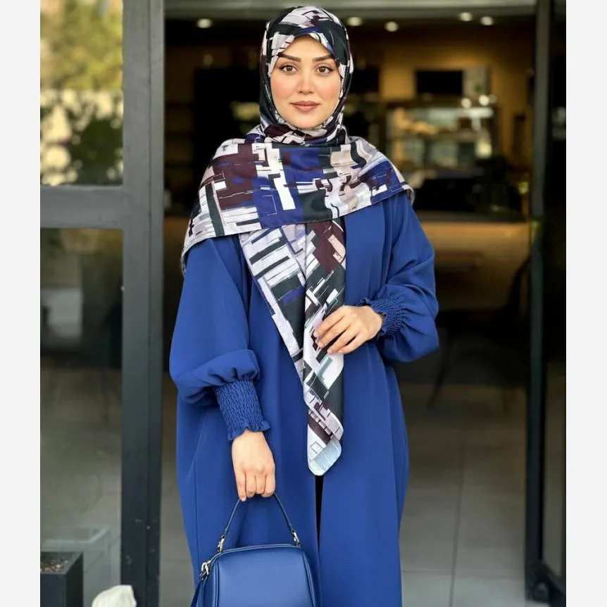 روسری نخ طرح شایلی هندسی کاربردی