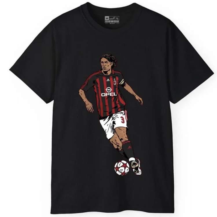 تیشرت آستین کوتاه مردانه مدل فوتبالی مالدینی کد 988
