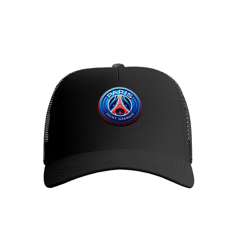 کلاه کپ مدل فوتبالی پاریس سنت ژرمن PSG جنس کتان قابل تنظیم