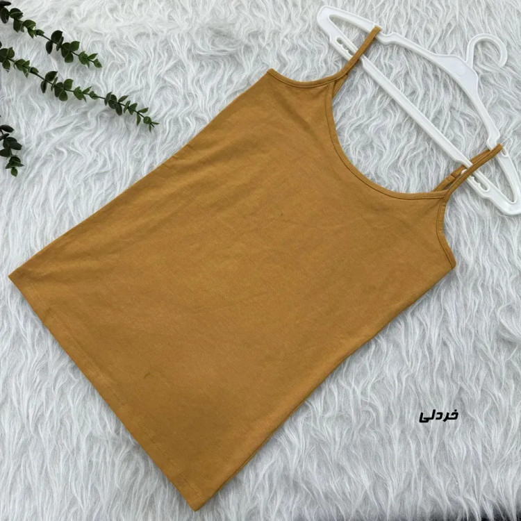 تاپ بندی زنانه و دخترانه ساده نخ پنبه وارداتی کد 1987