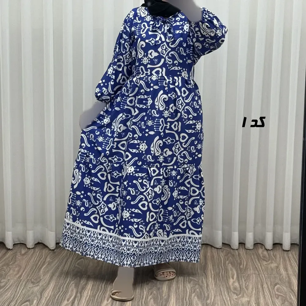 پیراهن ساحلی زنانه مدل دنیا جنس فلور بوگاتی فری سایز مناسب تا 44