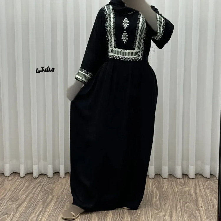 پیراهن ساحلی نخی زنانه مدل سرخپوستی فری سایز مناسب تا 44 با کمربند