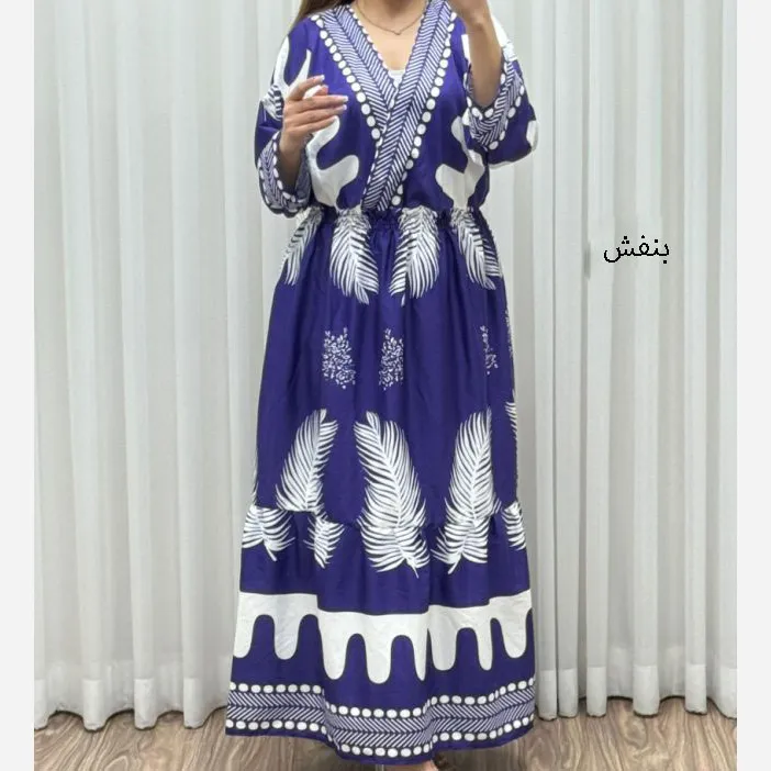 پیراهن ساحلی آیلین فلور بوگاتی فری سایز زنانه کد 1746 مناسب تا سایز 46