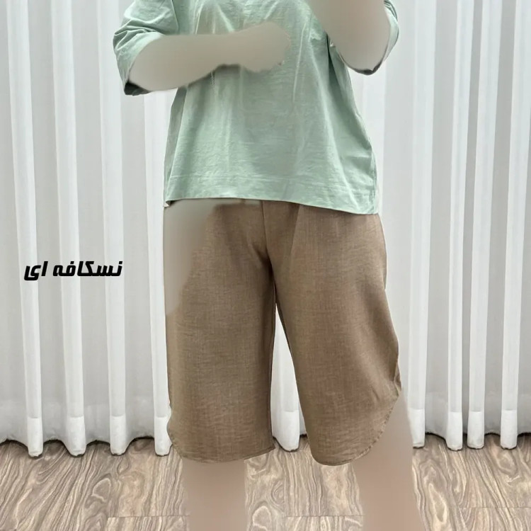شلوارک زنانه راحتی مدل صوفیا فری سایز مناسب تا سایز 46