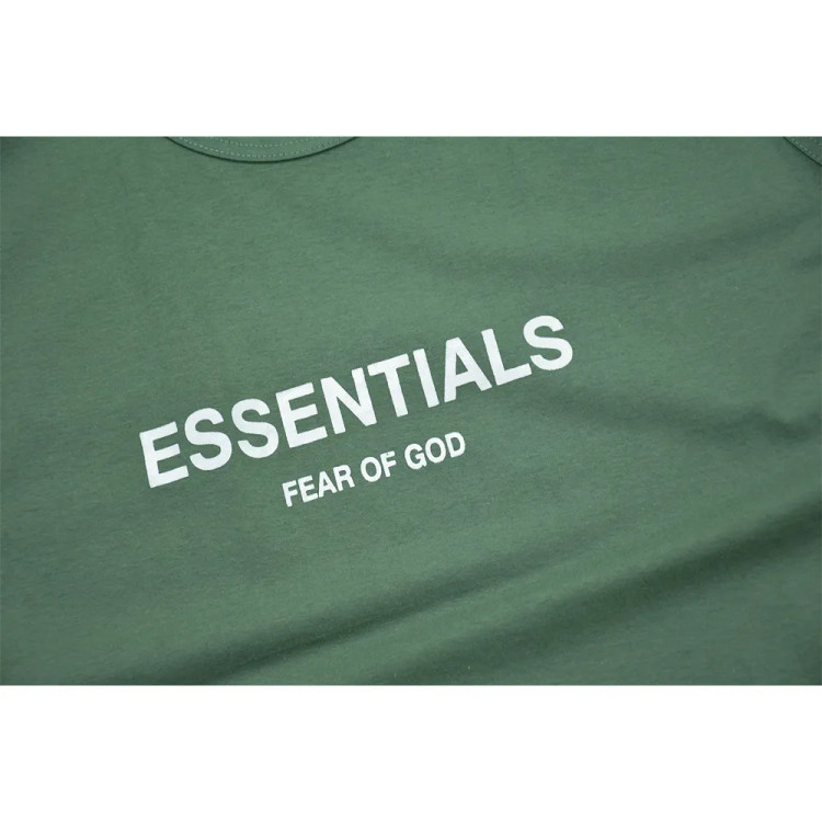 ست تاپ شلوارک مردانه ESSENTIALS پنبه ای بهار و تابستان