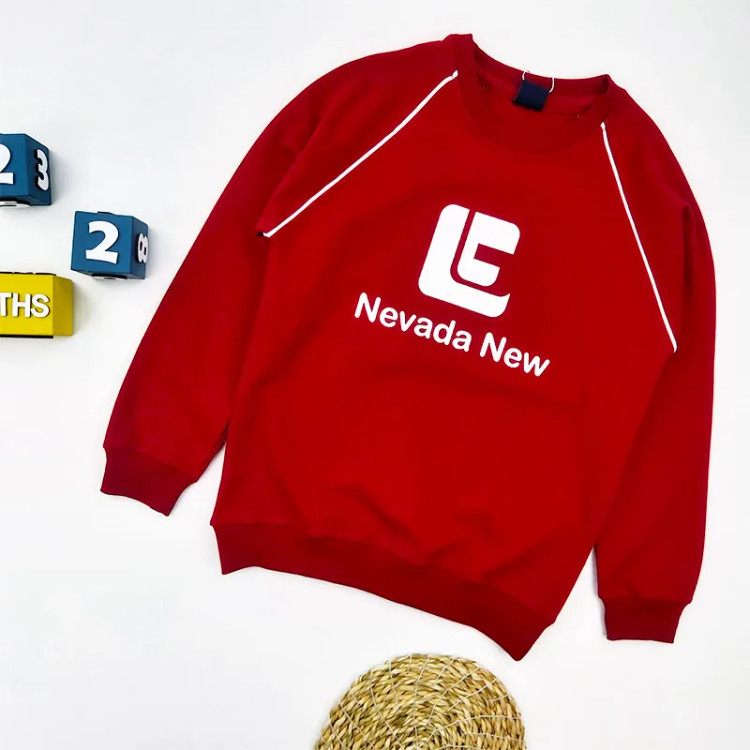 بلوز پسرانه آستین رگلان طرح NEVADA NEW جنس پنبه سوپر