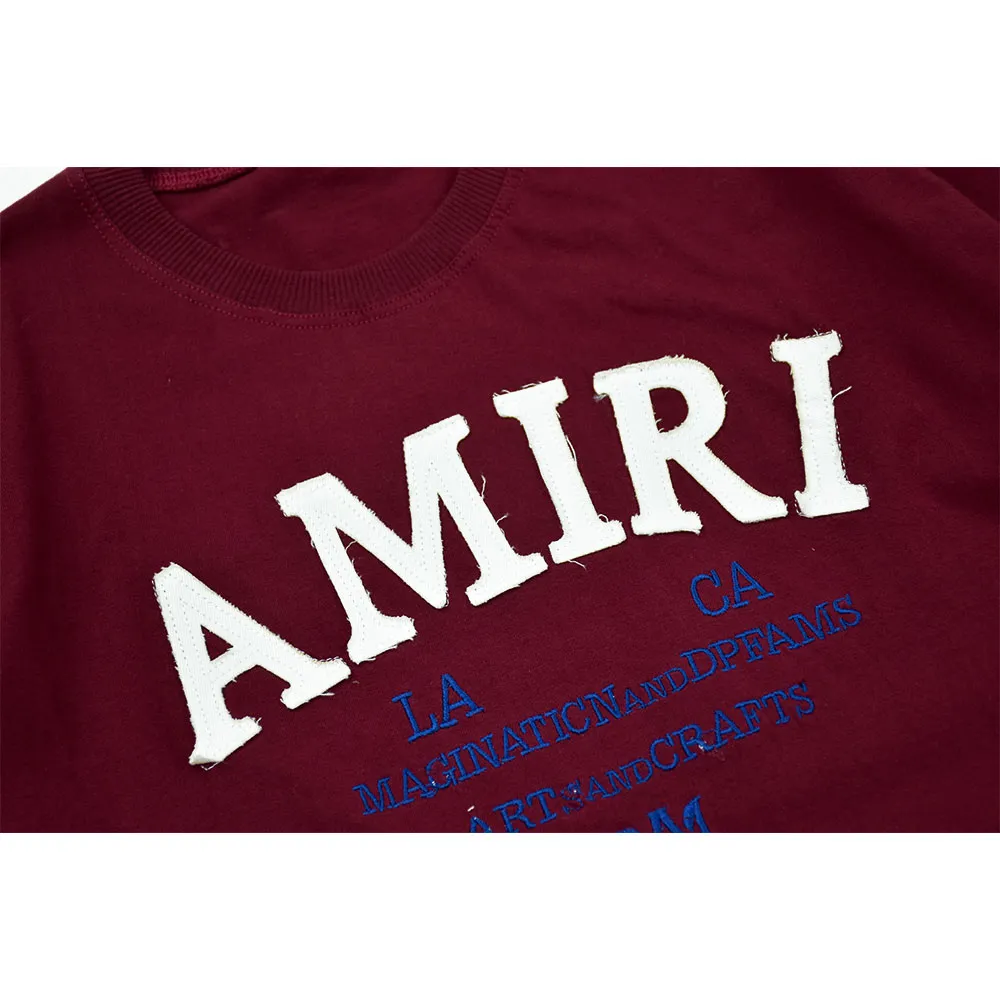ست تیشرت و شلوار بگ پسرانه طرح AMIRI جنس پنبه ای