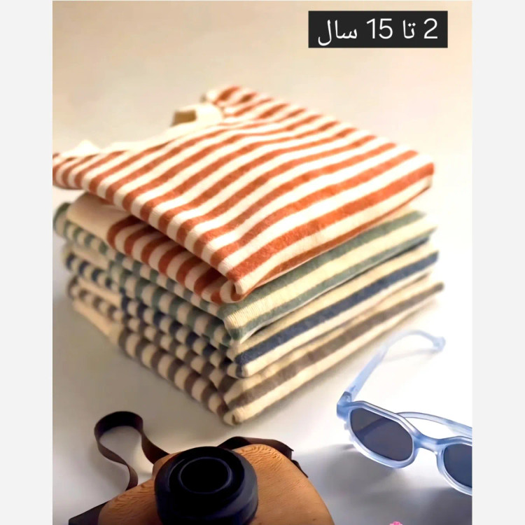 بلوز رینگر دخترانه و پسرانه جنس سلانیک مخملی مناسب 2 تا 15 سال