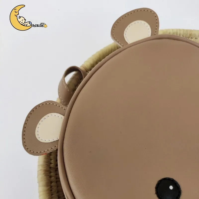 کوله پشتی چرم خرسی مهد کودک و پیش دبستانی دخترانه و پسرانه