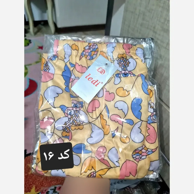 شلوارک زنانه فانتزی قواره بزرگ جیب دار جنس گیاهی فول کش سایز 38 تا 52