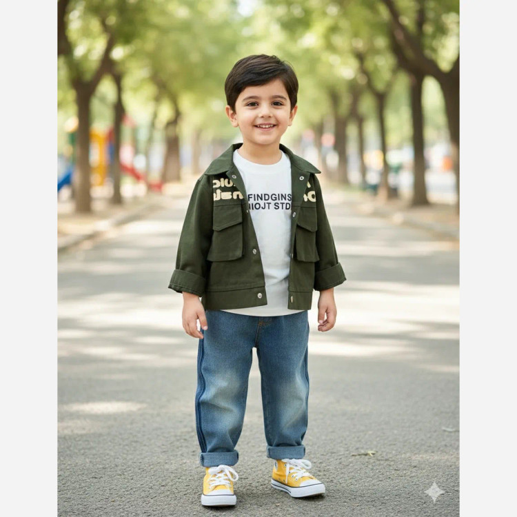 ست سه تکه کت و شلوار و بلوز پسرانه وارداتی مناسب 1 تا 5 سال