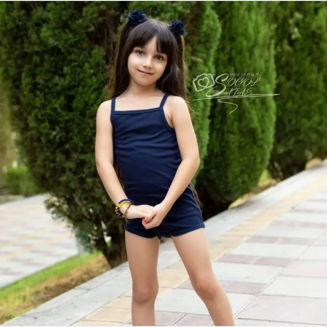 زیردکمه بادی بندی دخترانه نخی چهارفصل