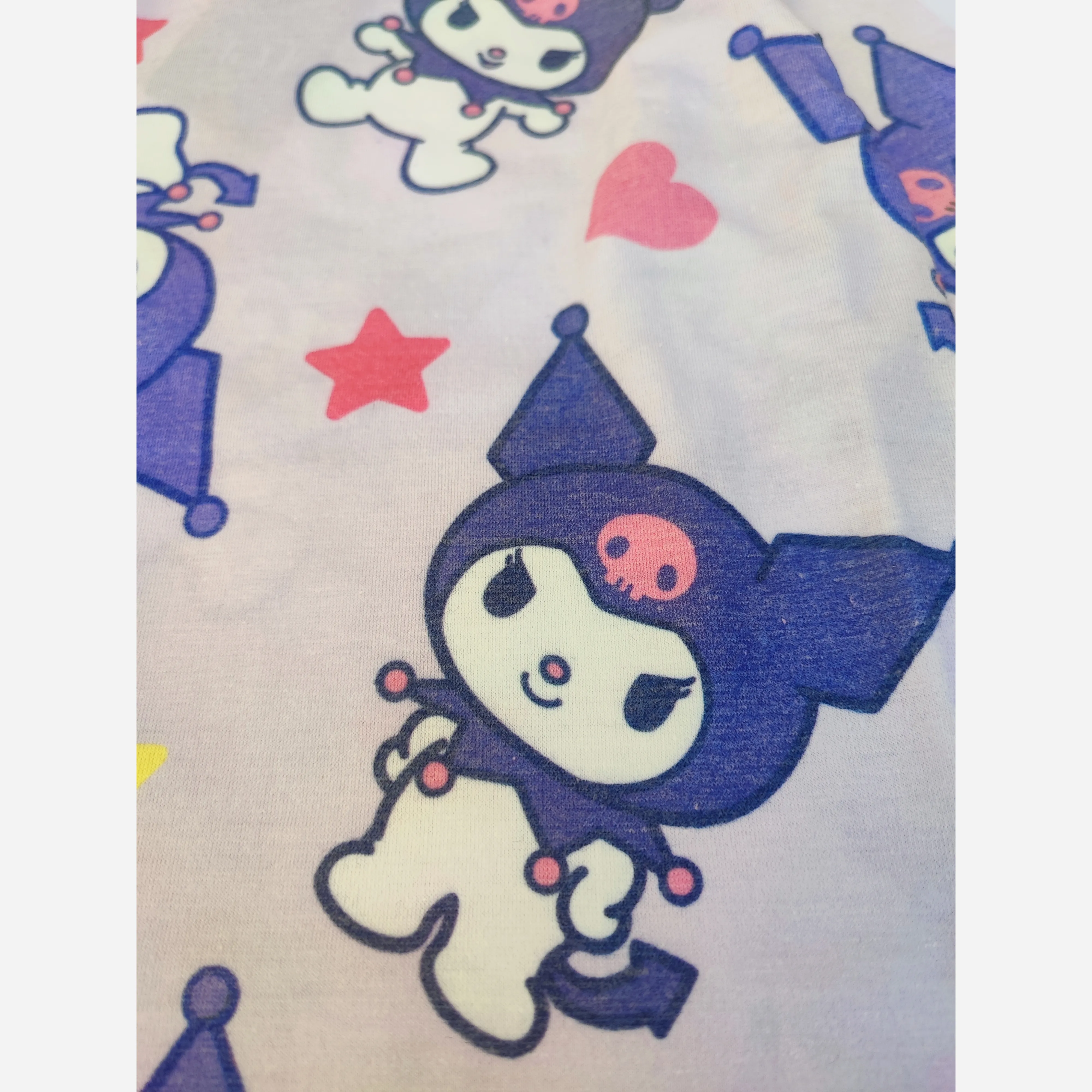 بلوز شلوار راحتی دخترانه طرح کرومی جنس تمام نخ پنبه