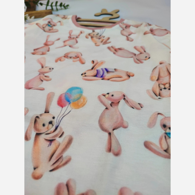 ست تیشرت و شلوار بچگانه نخ پنبه سایز 40