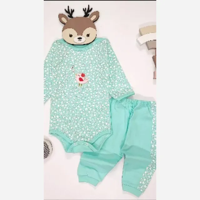 ست بادی و شلوار بچگانه نرم و لطیف در سه سایز مختلف