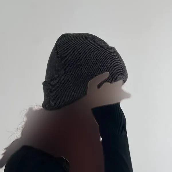 کلاه بافتنی زنانه و مردانه مدل بیسیک دو لایه گرم و ساده
