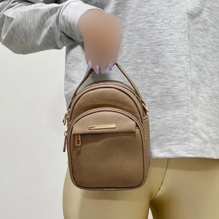 کیف ایستاده زنانه مدل 1141 بند دستی دوشی چرم شرانگ یراق ضد زنگ