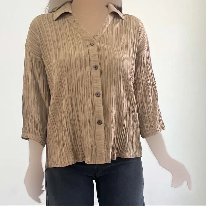 شومیز مانتویی آیوا کد 1370 جنس پارچه آیوا سایز 1 و 2