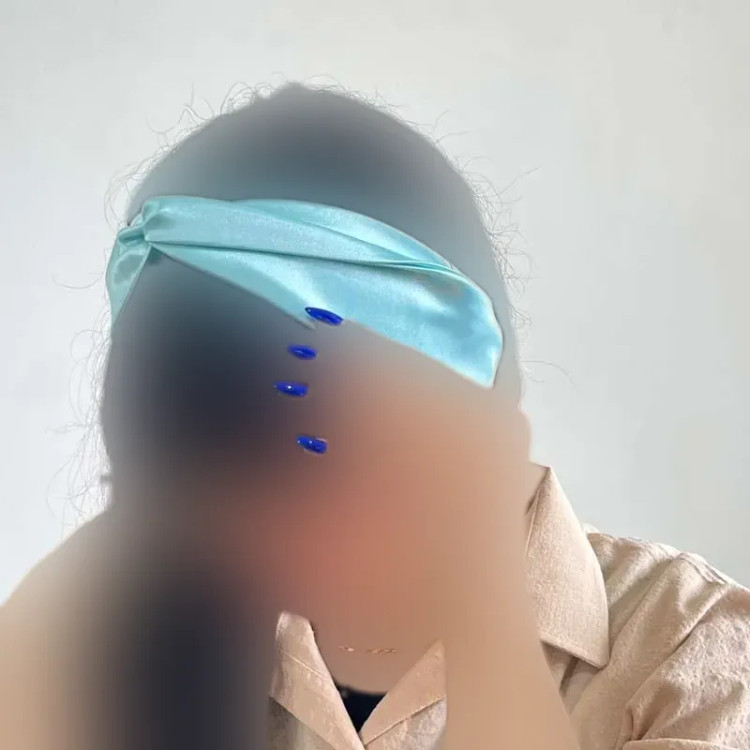 هدبند ساتن گره ای زنانه کد 1361