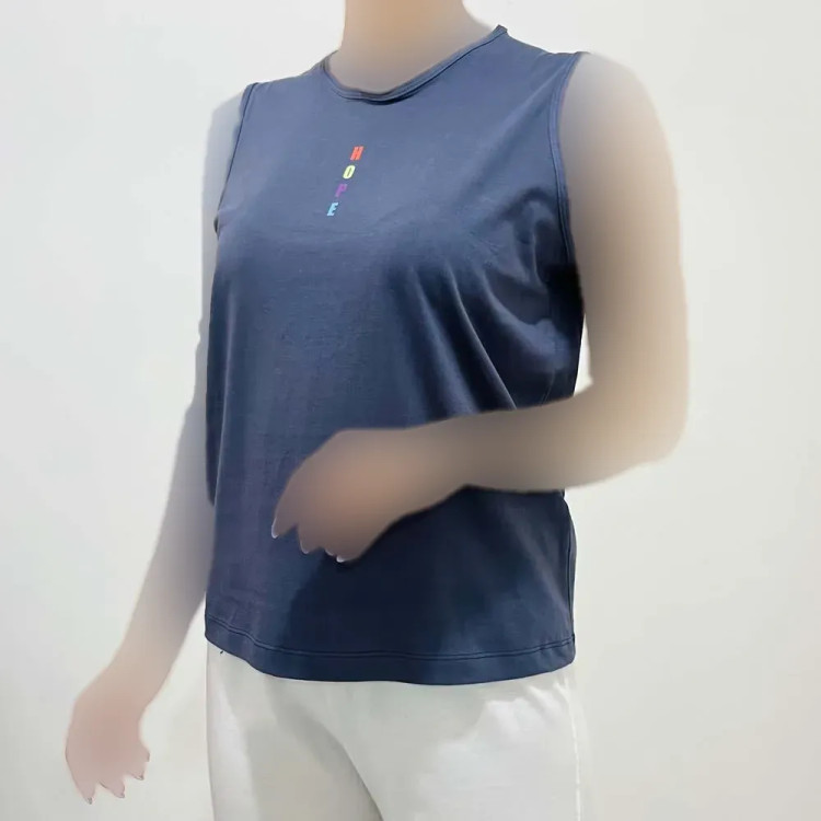 تاپ زنانه نخ پنبه چاپدار کد 1373