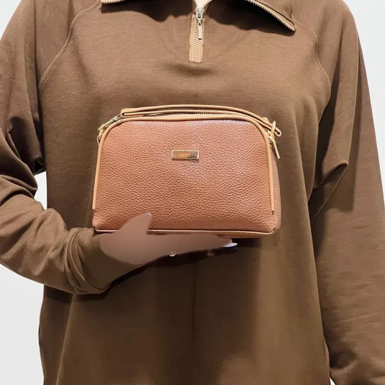 کیف دستی و دوشی زنانه شرانگ مغذی دوزی شده کد1390