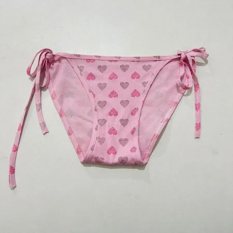 شورت بیکینی گره ای زنانه کد 1420 با قابلیت تنظیم دور کمر