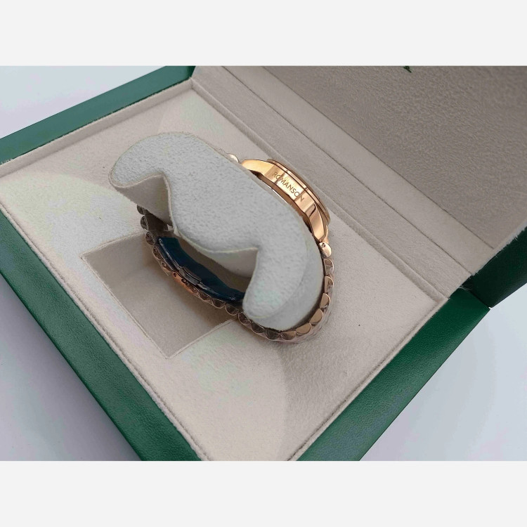 ساعت مچی زنانه رومانسون مدل کرنوگراف بند استیل رزگلد صفحه سفید