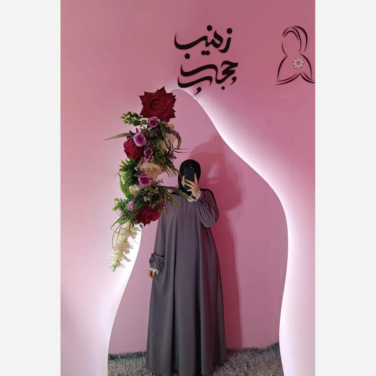 مانتو عبایی زنانه و دخترانه مدل ریحان جنس کرپ سوپر الیزه اعلا