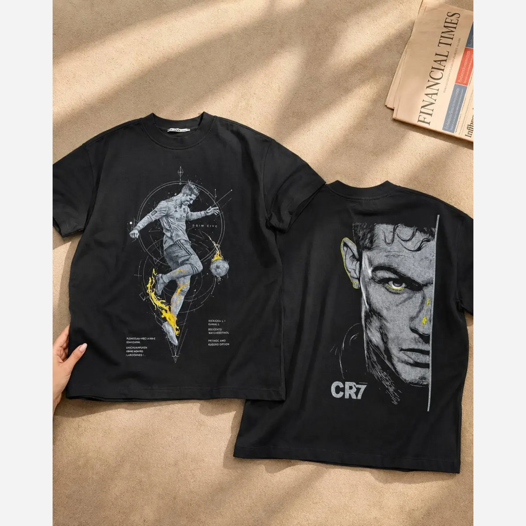 تیشرت طرح کریس رونالدو CR7 بچگانه