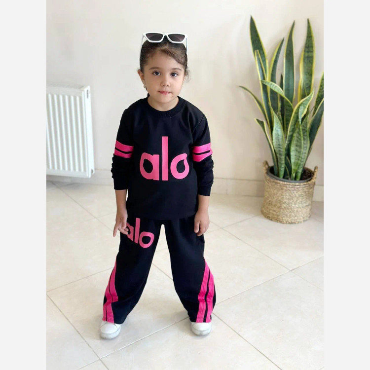 ست بلوز و شلوار بگ دخترانه مدل alo
