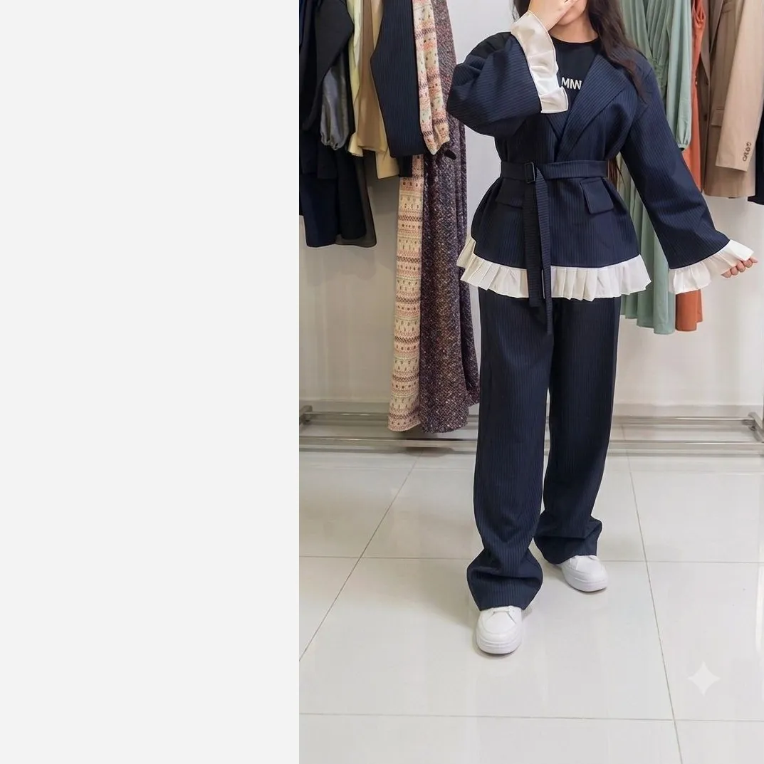 کت شلوار زنانه مدل ماهور پارچه مازراتی خرج کار سفید سایز 38 تا 50