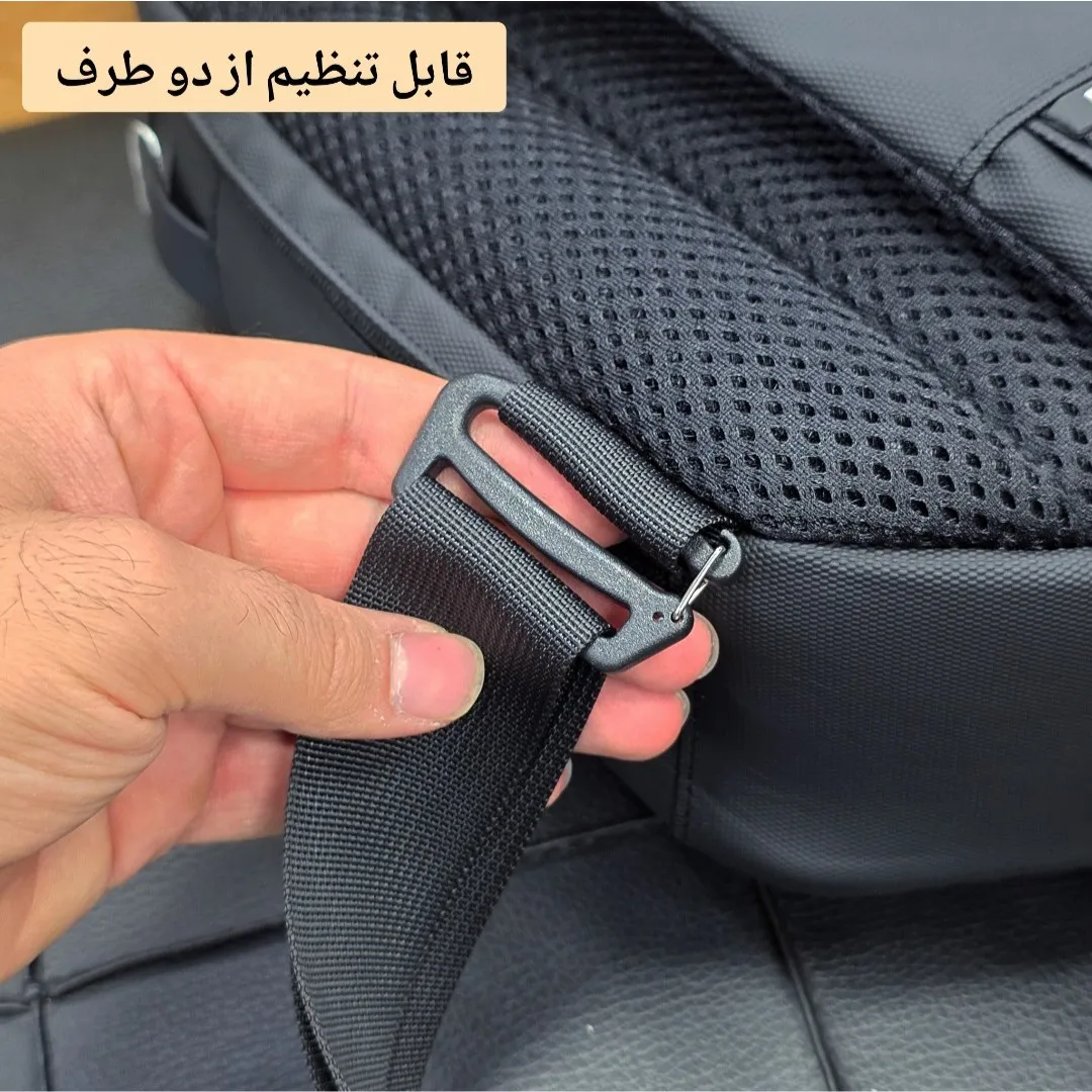 بادی بگ هاردکیس بنج ضد آب پارچه اسکین وارداتی پورت تایپ C و USB دسته عینک دار